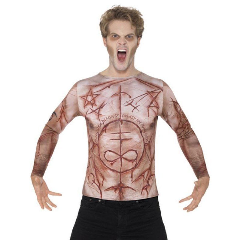 Mutilated Skin T Shirt - Jokers Costume Mega Store