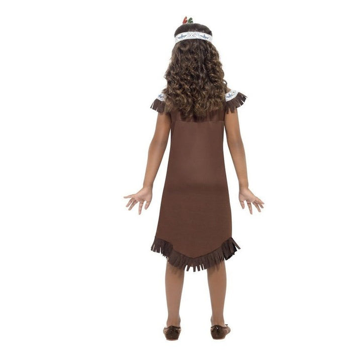 Native American Inspired Girl Costume Fringed Dress - Jokers Costume Mega Store