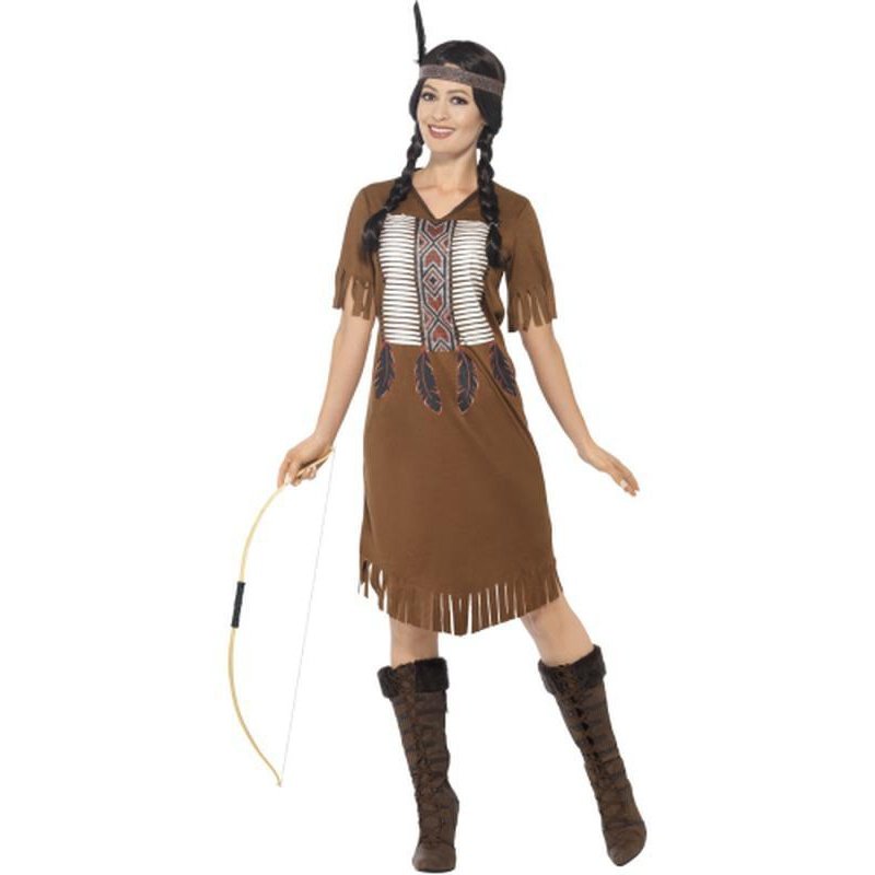 Native American Inspired Warrior Princess Costume - Jokers Costume Mega Store
