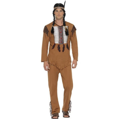 Native Western Warrior Costume - Jokers Costume Mega Store