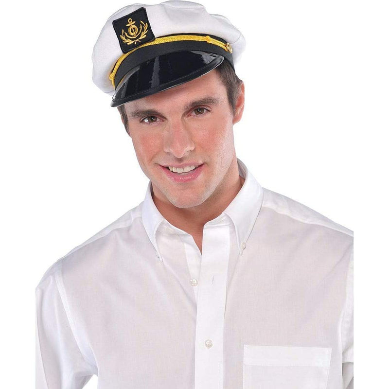 Nautical Sailor Skipper Hat Adult Size - Jokers Costume Mega Store