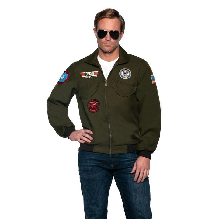 Navy Topgun Pilot Jacket - Jokers Costume Mega Store