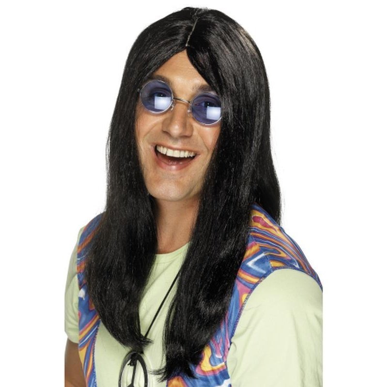 Neil Hippy Wig - Black - Jokers Costume Mega Store