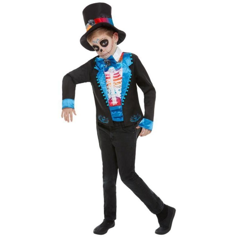 Neon Day Of The Dead Boy Costume - Jokers Costume Mega Store