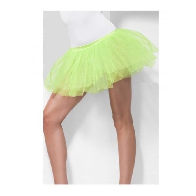Neon Green Tutu Underskirt 4 Layers - Jokers Costume Mega Store
