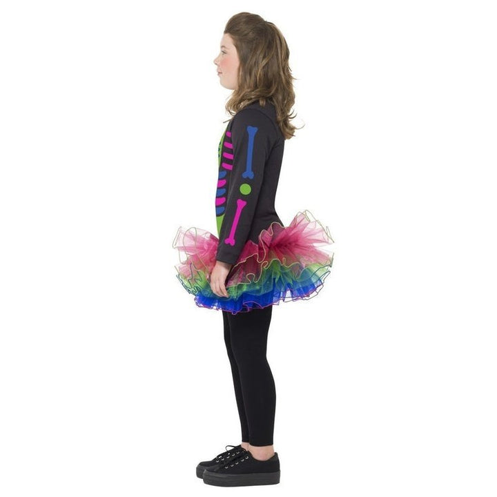 Neon Skeleton Girl Costume - Jokers Costume Mega Store