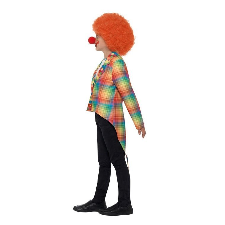 Neon Tartan Clown Tailcoat - Jokers Costume Mega Store