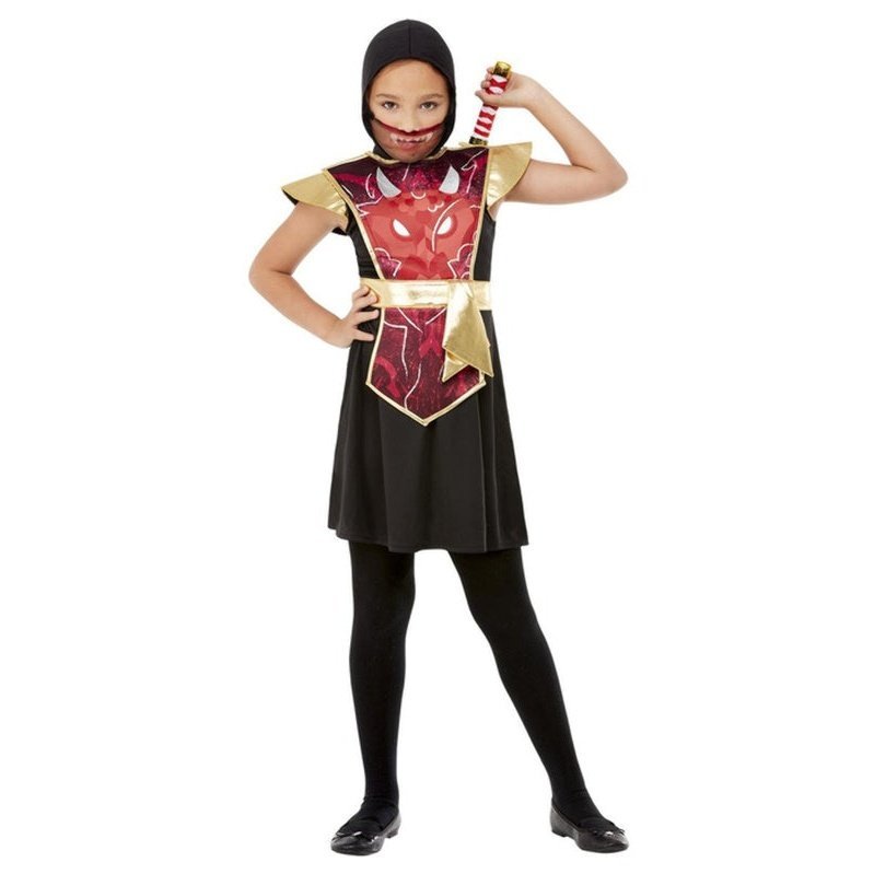 Ninja Warrior Costume, Red - Jokers Costume Mega Store