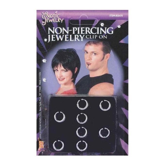 Non Piercing Jewellery Kit - Jokers Costume Mega Store