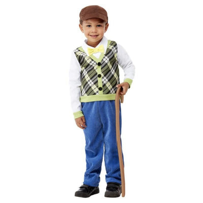 Old Man Costume, Green, Child - Jokers Costume Mega Store