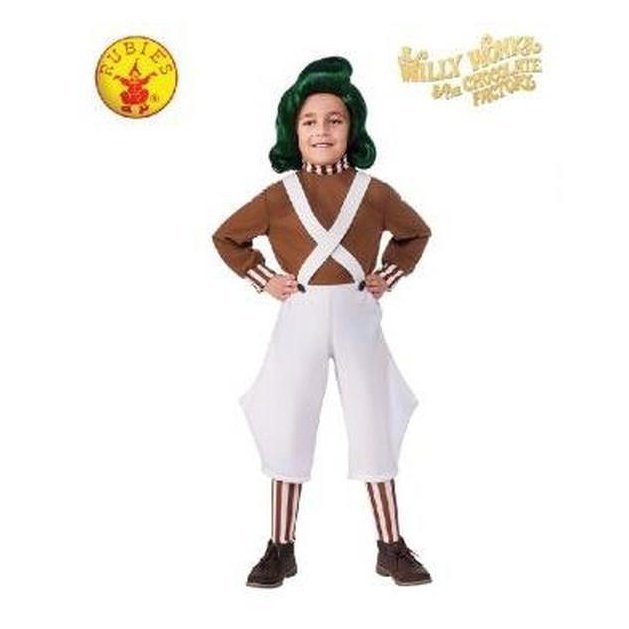 Oompa Loompa Classic Costume Size S - Jokers Costume Mega Store