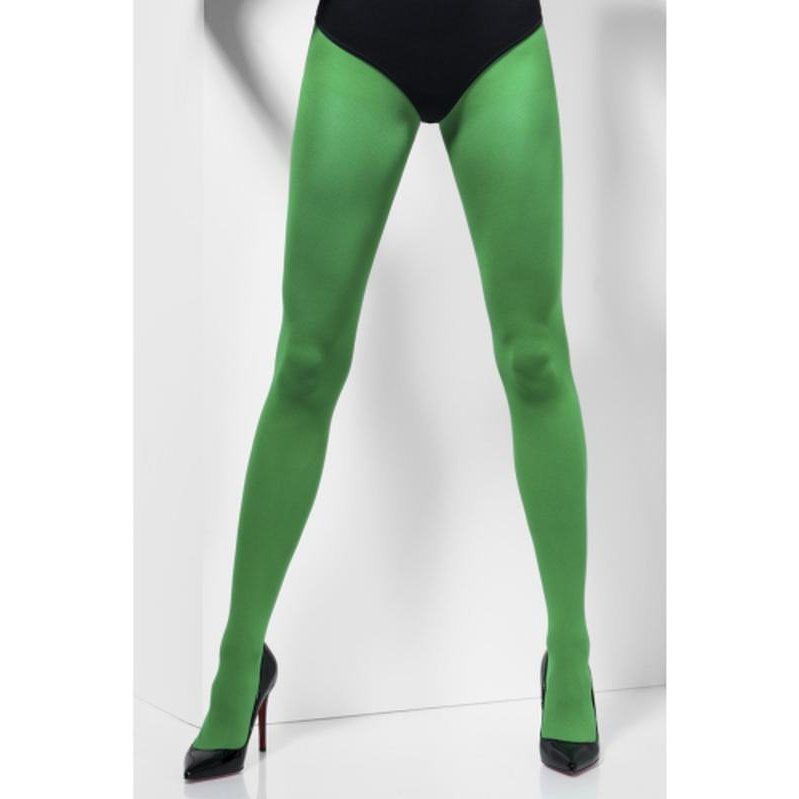 Opaque Tights - Green - Jokers Costume Mega Store