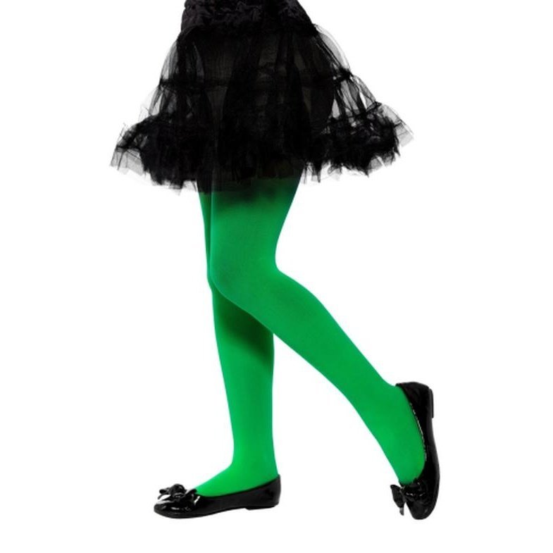 Opaque Tights, Green, Child - Jokers Costume Mega Store