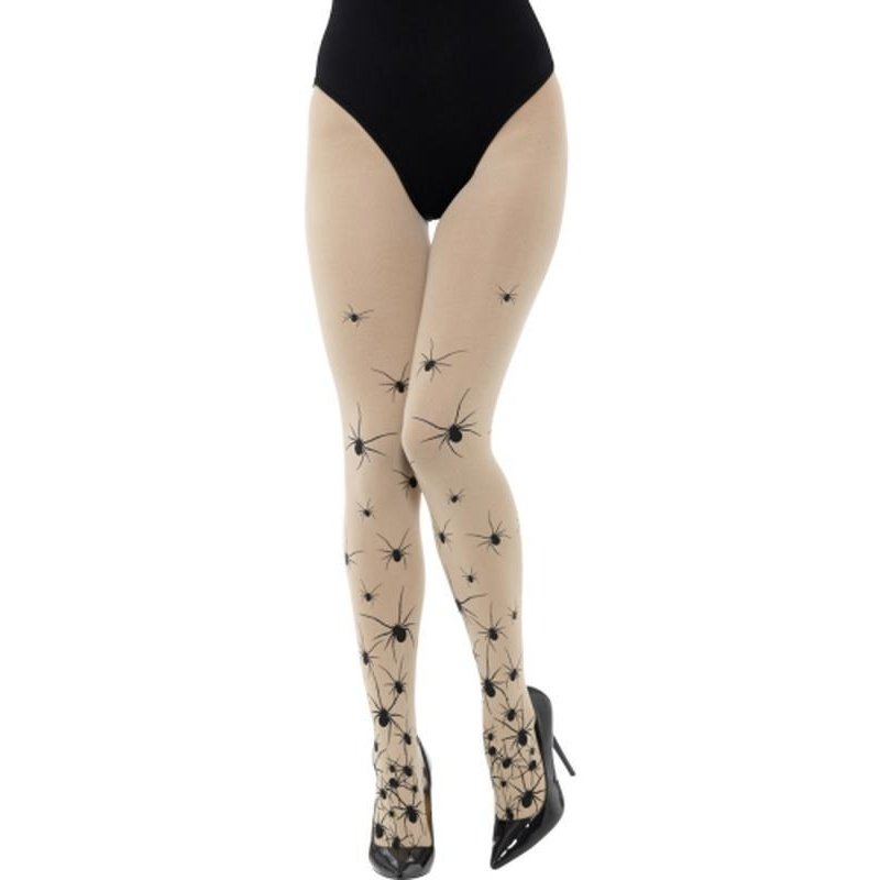 Opaque Tights with Spiders - Jokers Costume Mega Store