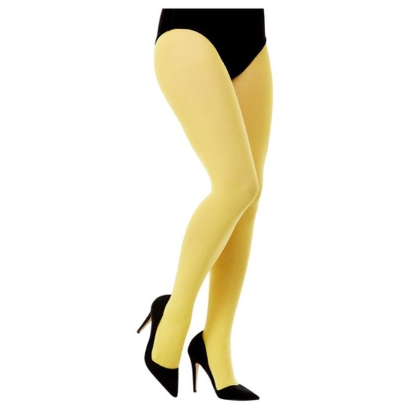 Opaque Tights, Yellow - Jokers Costume Mega Store