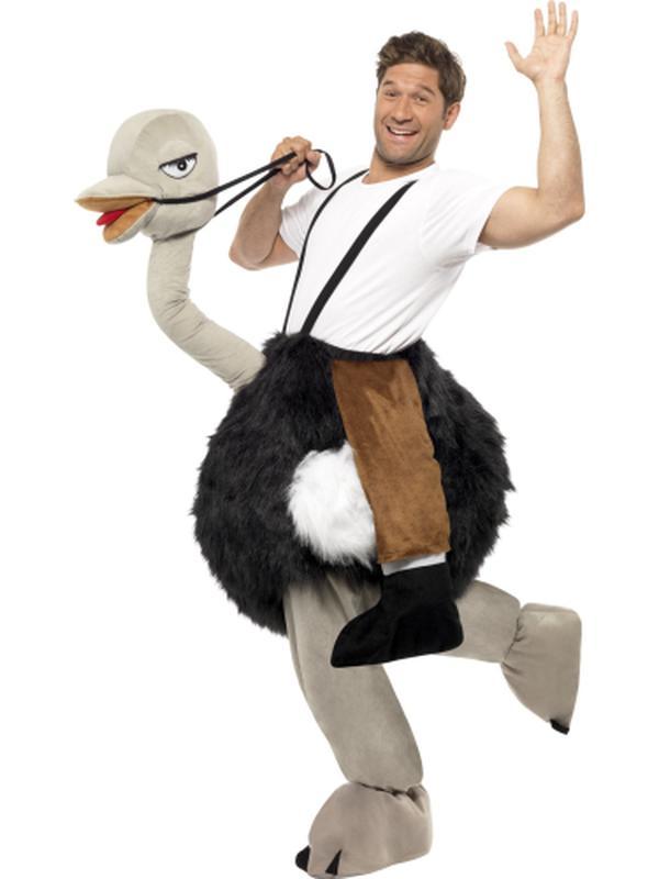 Ostrich Costume With Fake Hanging Legs - Jokers Costume Mega Store