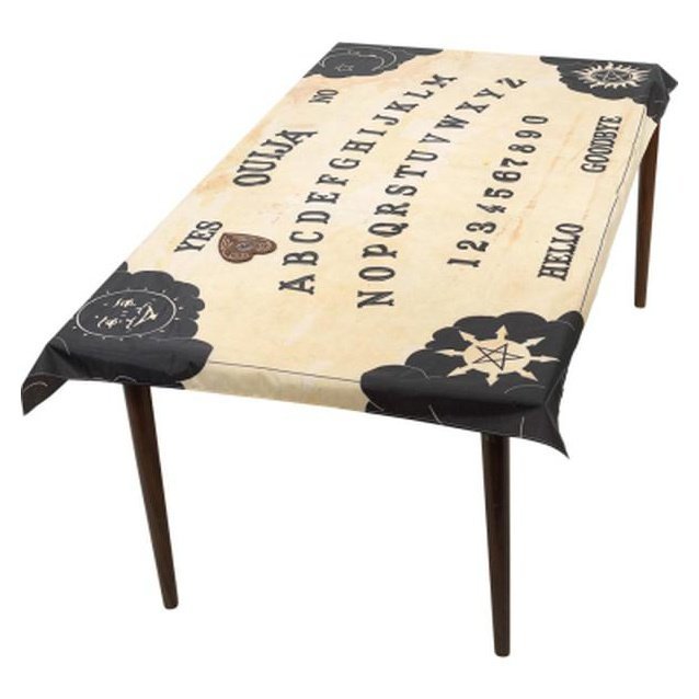 Ouija Board Table Cloth & Planchette Coaster - Jokers Costume Mega Store