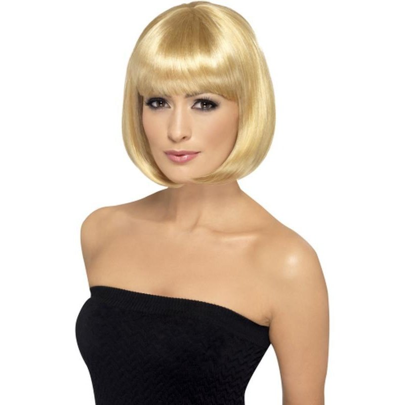 Partyrama Wig, 12 inch - 12 inch, Dark Blonde - Jokers Costume Mega Store