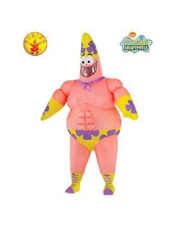 Patrick Spongebob Inflatable Costume Size Std - Jokers Costume Mega Store