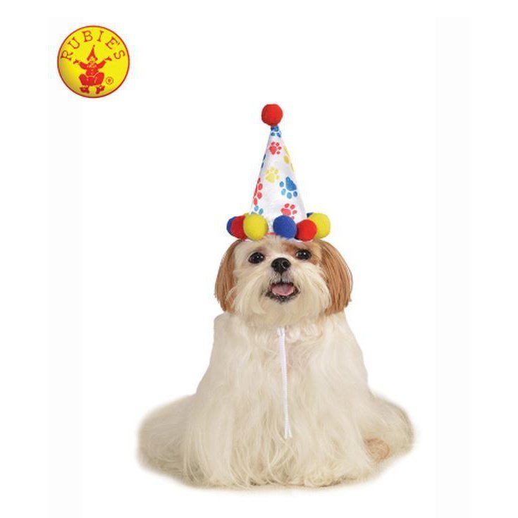 Paw Print Boy Pet Birthday Hat Size M L - Jokers Costume Mega Store