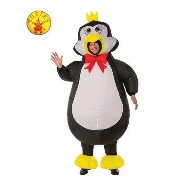 Penguin Inflatable Costume Size Std - Jokers Costume Mega Store