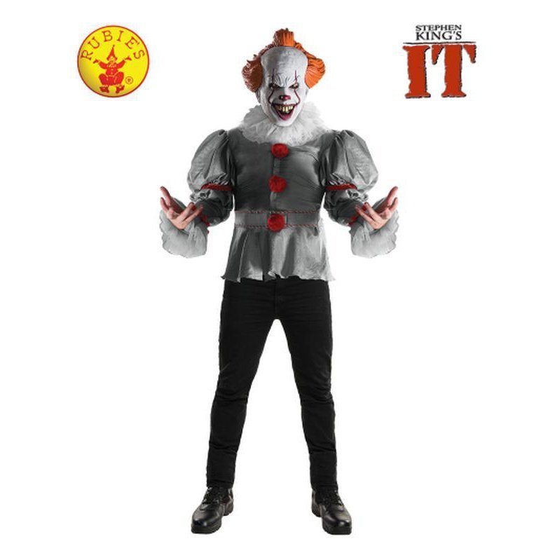 Pennywise 'It' Deluxe Costume Size Std - Jokers Costume Mega Store