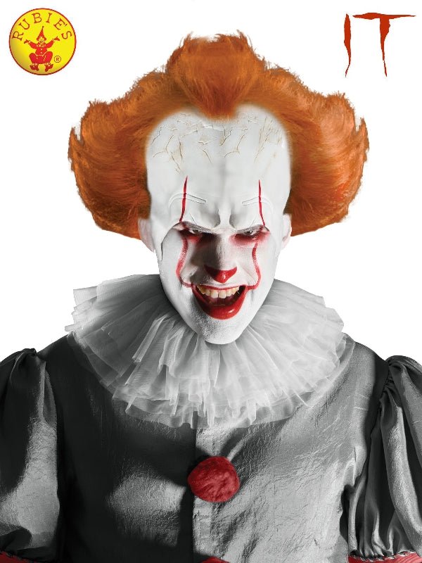 Pennywise Wig & Attached Headpiece Adult - Jokers Costume Mega Store