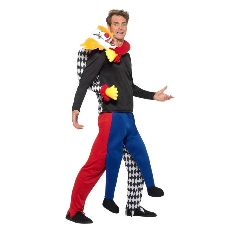 Piggyback Kidnap Clown Costume - Jokers Costume Mega Store