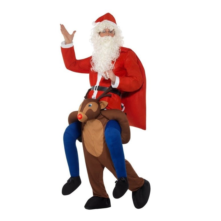 Piggyback Reindeer Rudolf Costume - Jokers Costume Mega Store