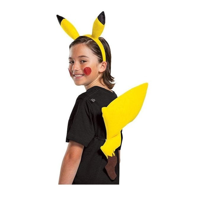 Pikachu Headband & Tail Accessory Kit - Jokers Costume Mega Store