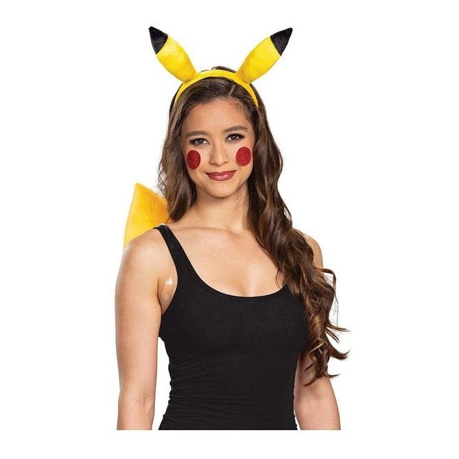 Pikachu Headband & Tail Accessory Kit - Jokers Costume Mega Store