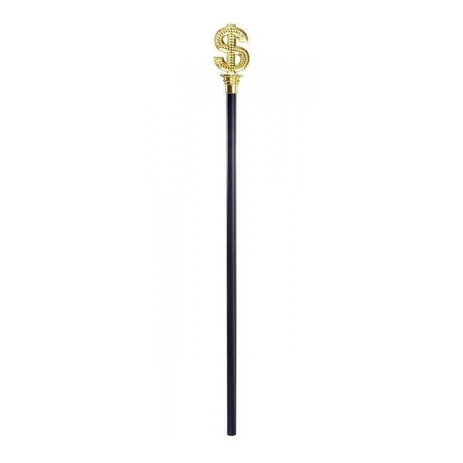 Pimp Cane & Gold Dollar Sign Top - Jokers Costume Mega Store