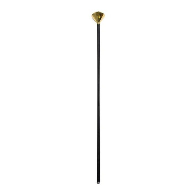 Pimp Cane With Gold Diamond Top - Jokers Costume Mega Store