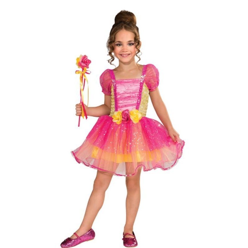 Pink Garden Princess Size M - Jokers Costume Mega Store