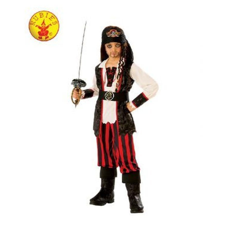 Pirate Boy Costume Size Large - Jokers Costume Mega Store