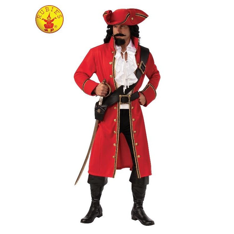 Pirate Captain Costume, Adult - Jokers Costume Mega Store