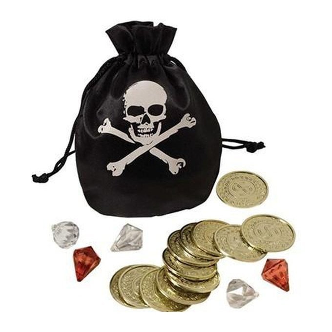 Pirate Coin And Pouch Set - Jokers Costume Mega Store