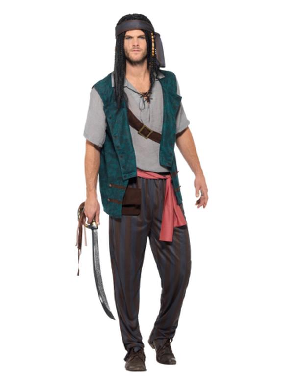 Pirate Deckhand Costume, Men - Jokers Costume Mega Store