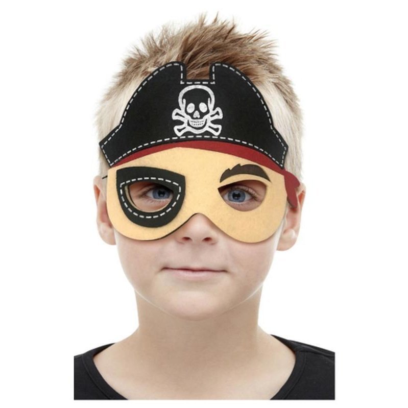 Pirate Felt Mask - Jokers Costume Mega Store