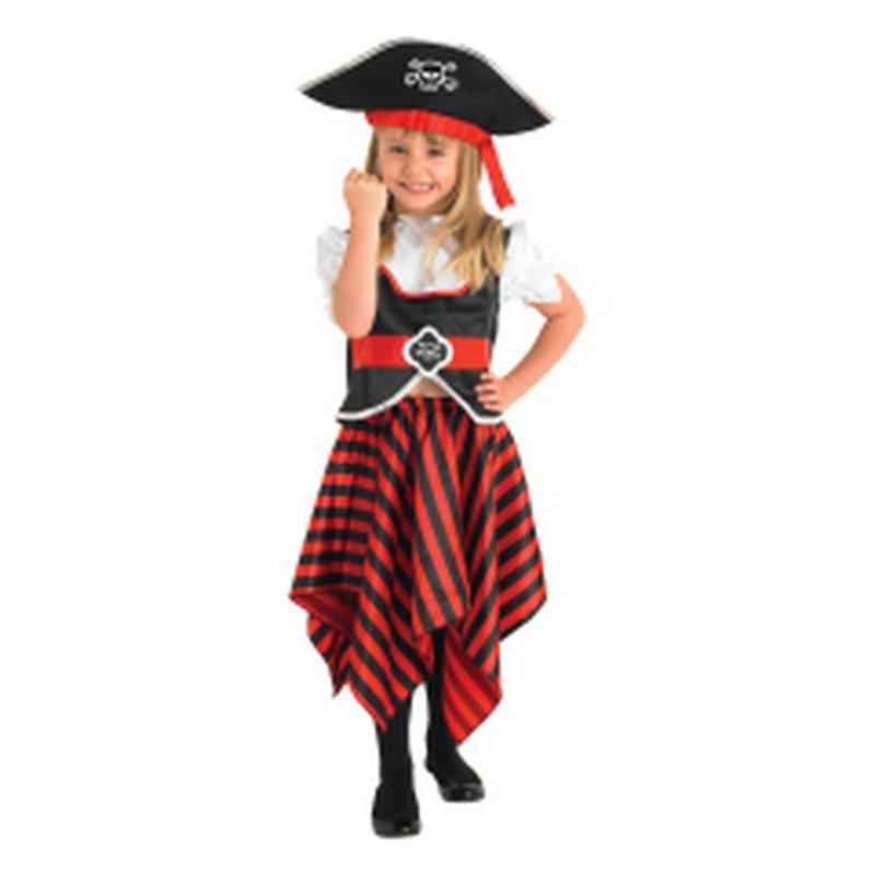 Pirate Girl Costume Size S - Jokers Costume Mega Store