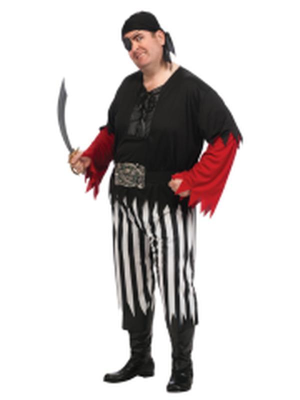 Pirate Guy Costume Size Std - Jokers Costume Mega Store
