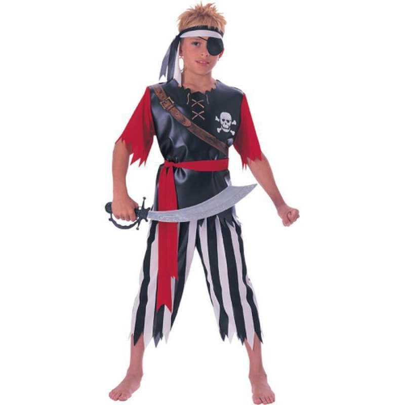 Pirate King Costume Size S - Jokers Costume Mega Store