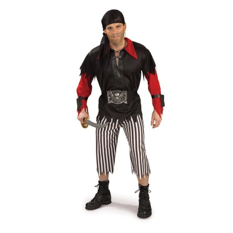 Pirate King Costume Size Std - Jokers Costume Mega Store