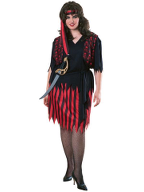 Pirate Lady Costume Size Plus - Jokers Costume Mega Store