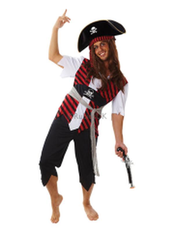 Pirate Man Costume Size Std - Jokers Costume Mega Store