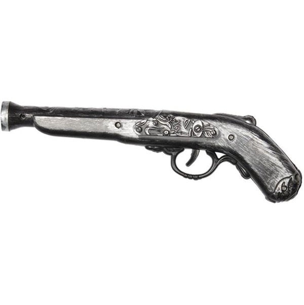 Pirate Pistol, 25cm/10in - Jokers Costume Mega Store