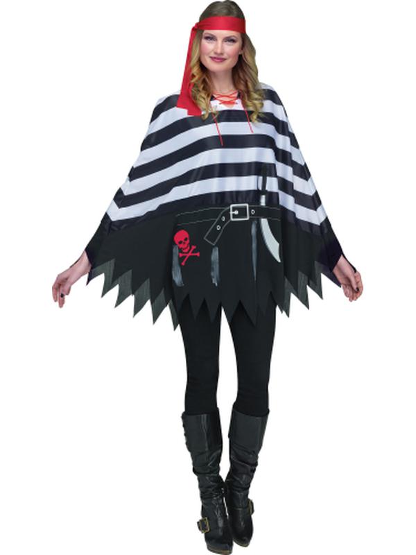 Pirate Poncho Adult - Jokers Costume Mega Store