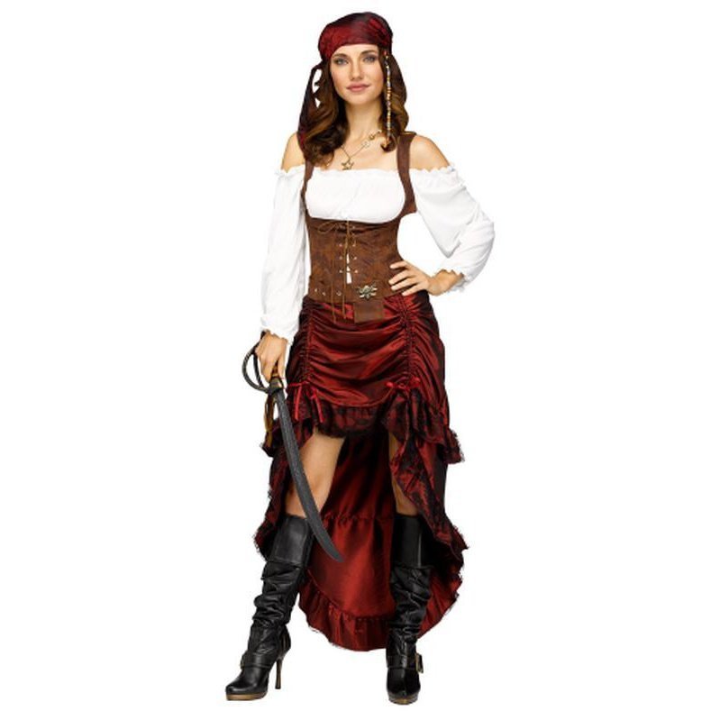 Pirate Queen Adult Costume - Jokers Costume Mega Store