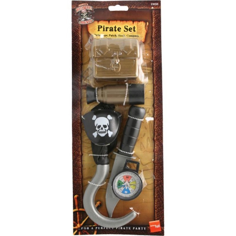 Pirate Set with Compass - Jokers Costume Mega Store