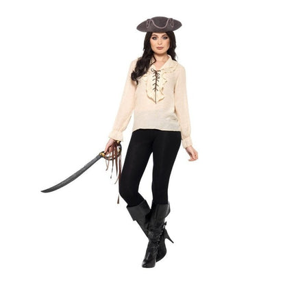 Pirate Shirt, Ivory - Jokers Costume Mega Store